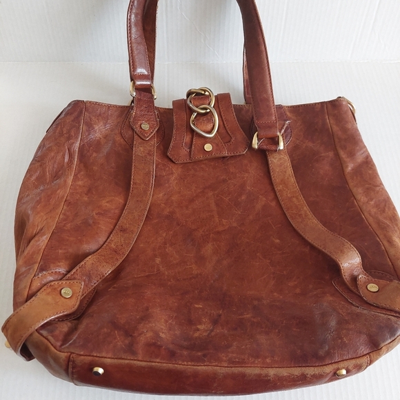 Elaine Turner Leather Handbag Large Hobo - Picture 1 of 6